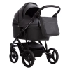 Bebetto Pascal Premium Class Dark 02 kolor czarny ekoskóra wózek 2w1